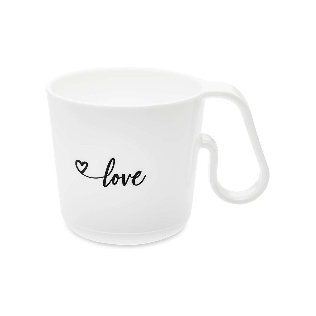 Tasse &quot;love&quot; en plastique KOZIOL