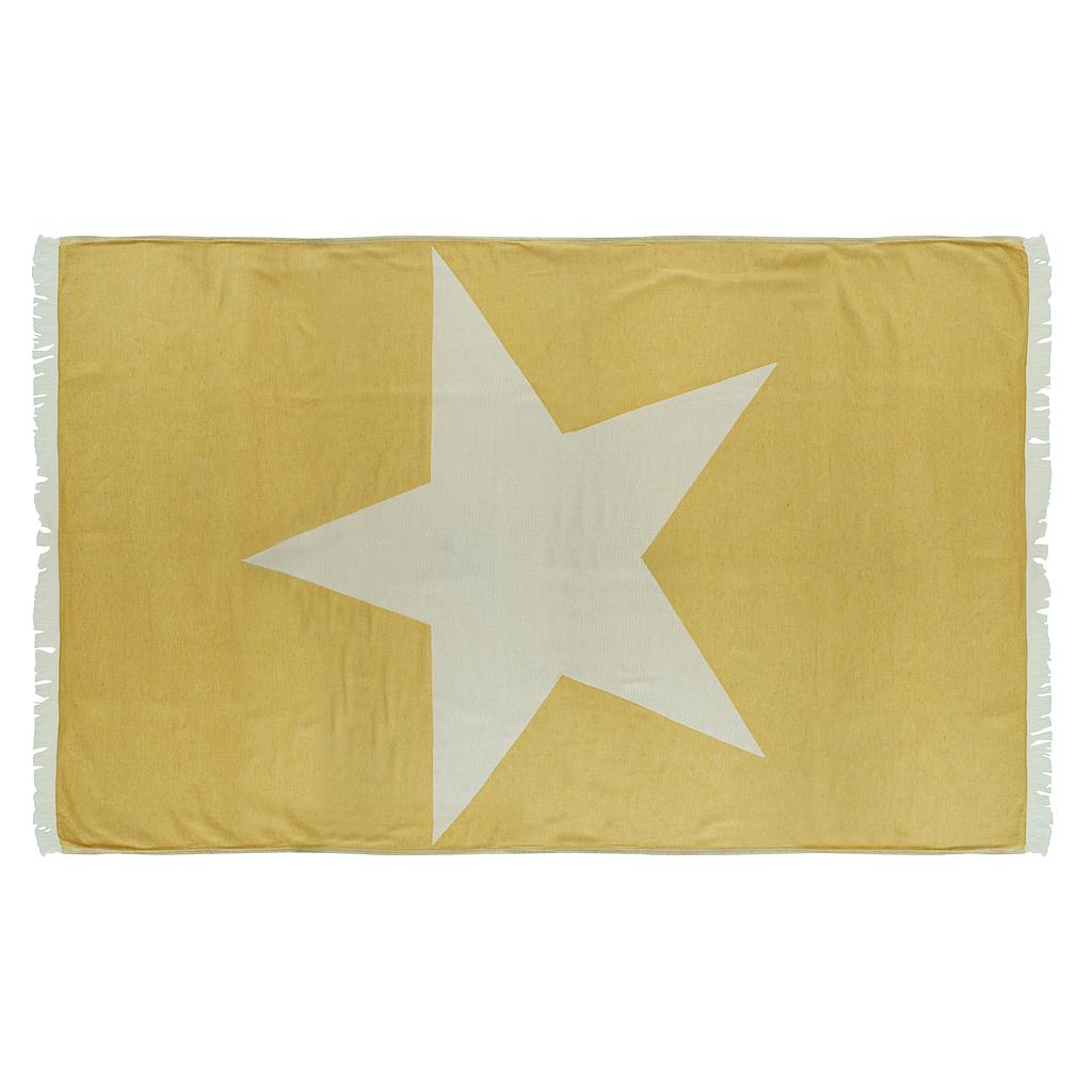 Serviette étoile jaune "Towel to go"