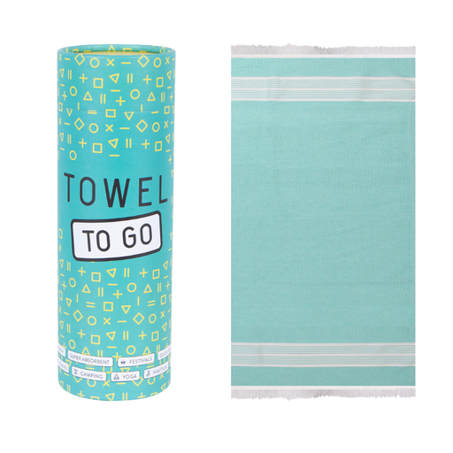 Serviette bleue "Towel to go"