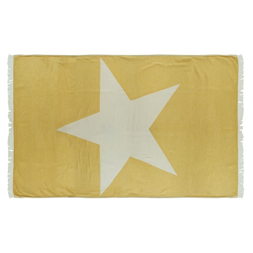 Serviette étoile jaune "Towel to go"