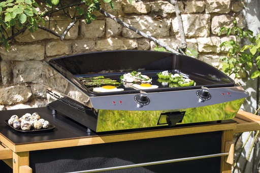 [54523014201] ENO - Plancha Elektra 60 INOX (2 brûleurs)